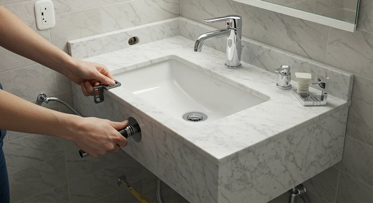 step-by-step-marble-sink-installation