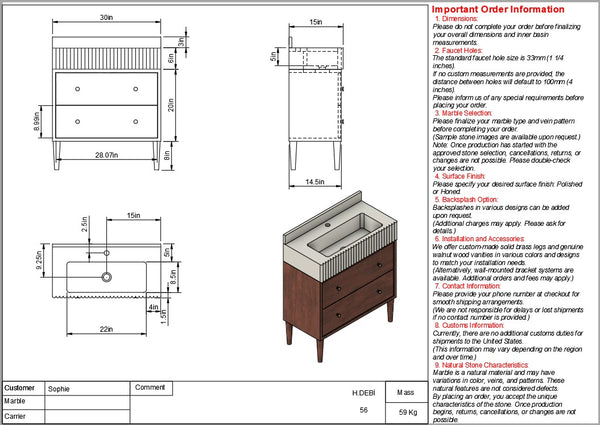 SOPHİE BENEE Custom Order