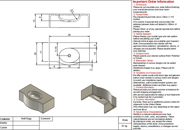 Matt Rygg   Custom Order