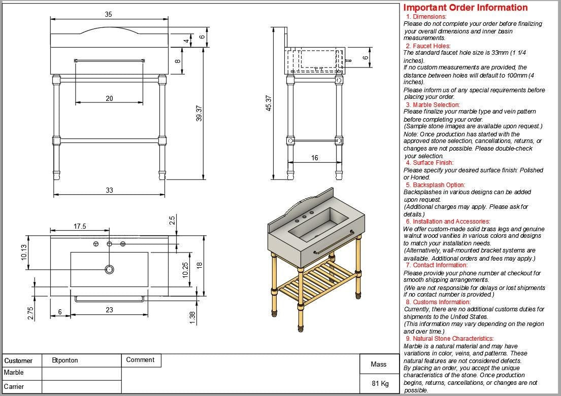 btponton Custom Order