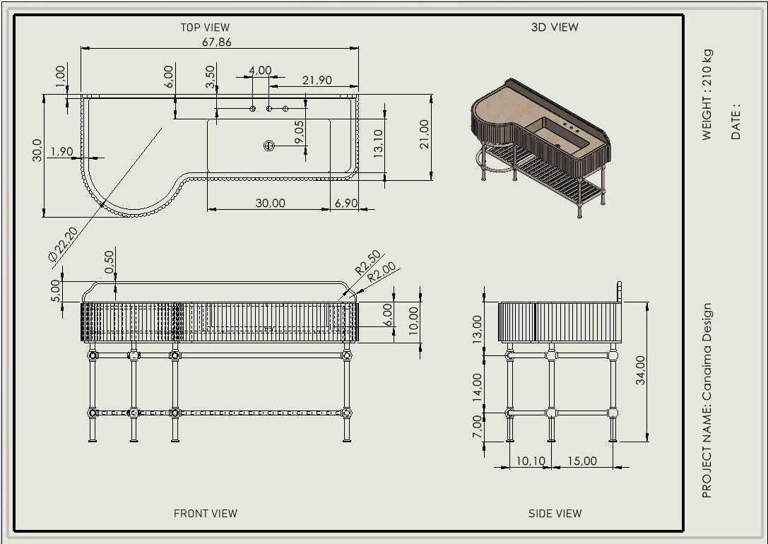 Canaima Design Custom Order 1/2 payment