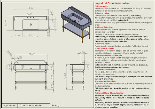 Charlotte Mcmullent Custom Order hover