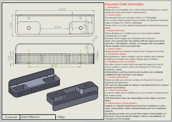 Dani Wilkinson Custom Order (2 PRODUCT) hover