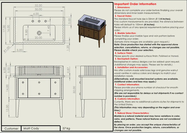 Matt Cody Custom Order