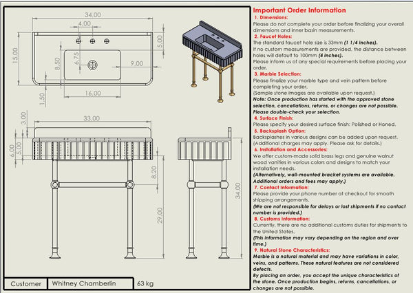 Whitney Chamberlin Custom Order