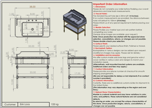 Erin loos Custom Order hover