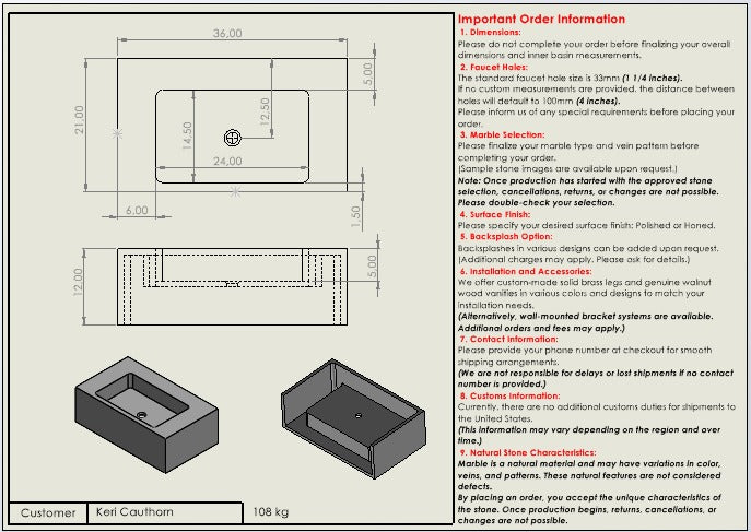 Keri Cauthorn Custom Order