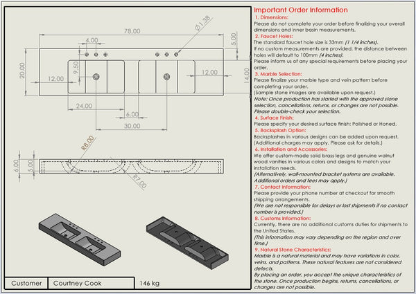Courtney Cook Custom Order