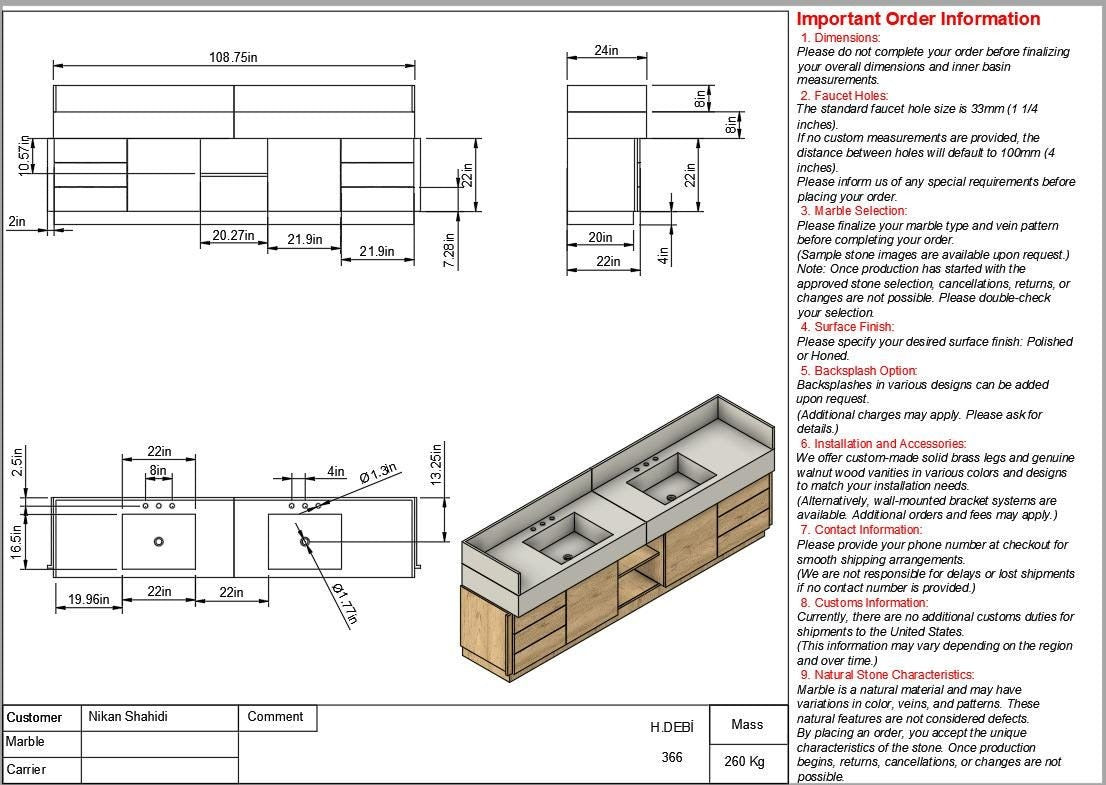 Nikan Shahidi Custom Order