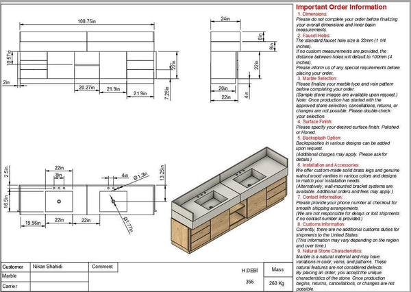 Nikan Shahidi Custom Order