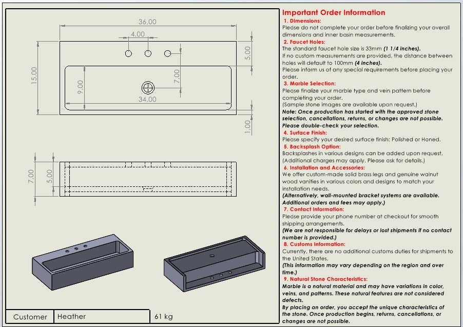 Heather Dunn - Custom Order