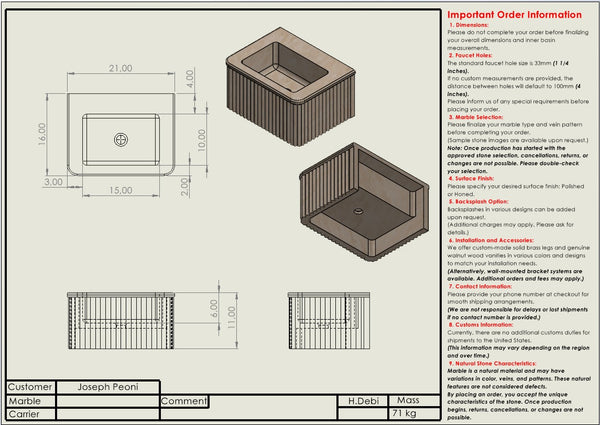 Joseph Peoni Custom Order