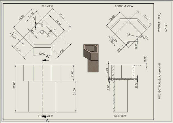 Andrea Hill's Custom Order
