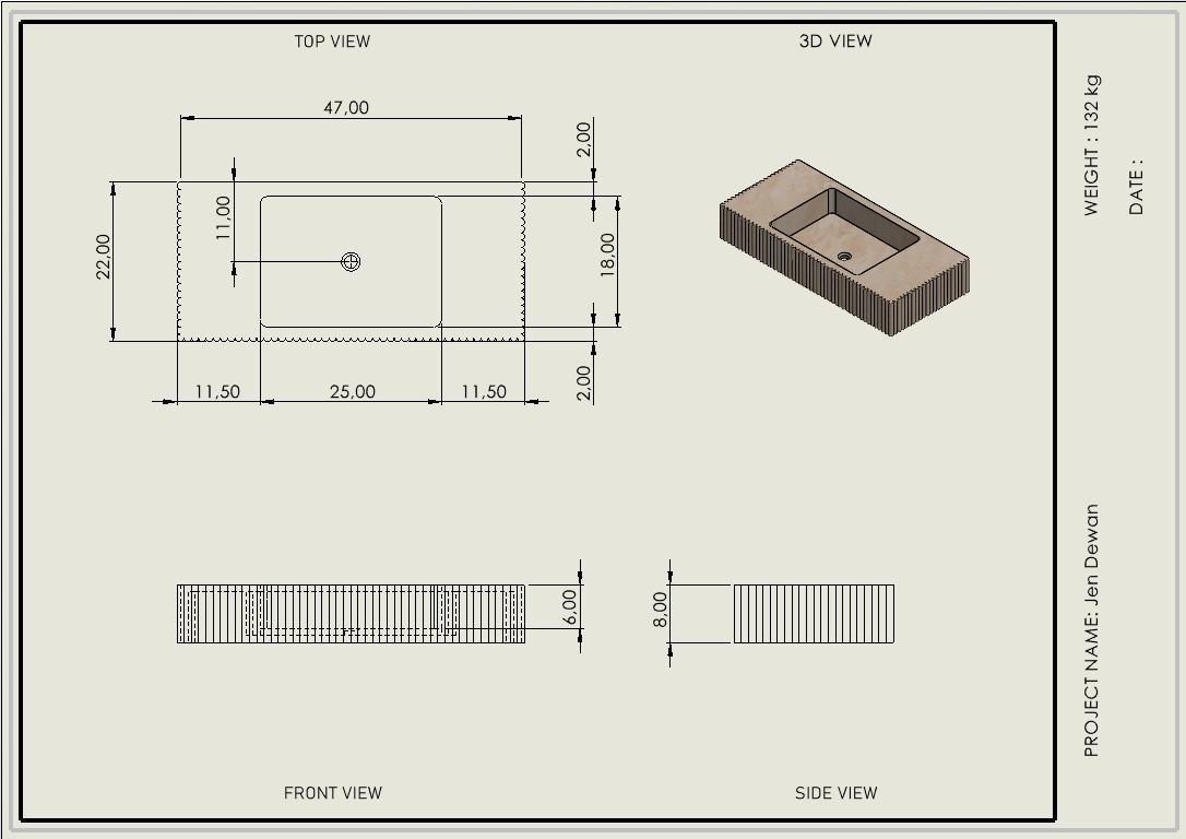 Jen Dewan Custom Order