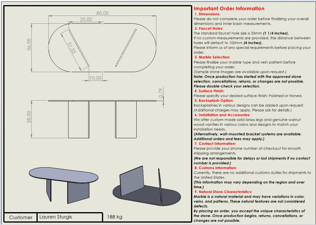 Lauren Sturgis Custom Order