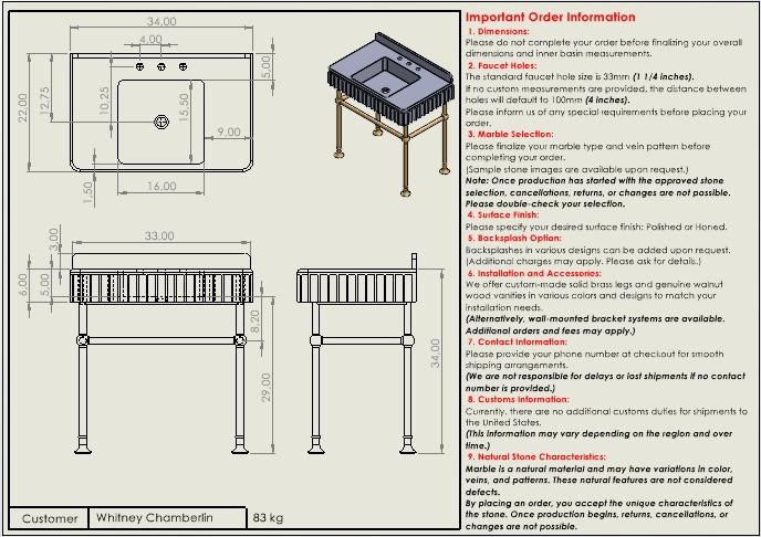 Whitney Chamberlin CUSTOM ORDER