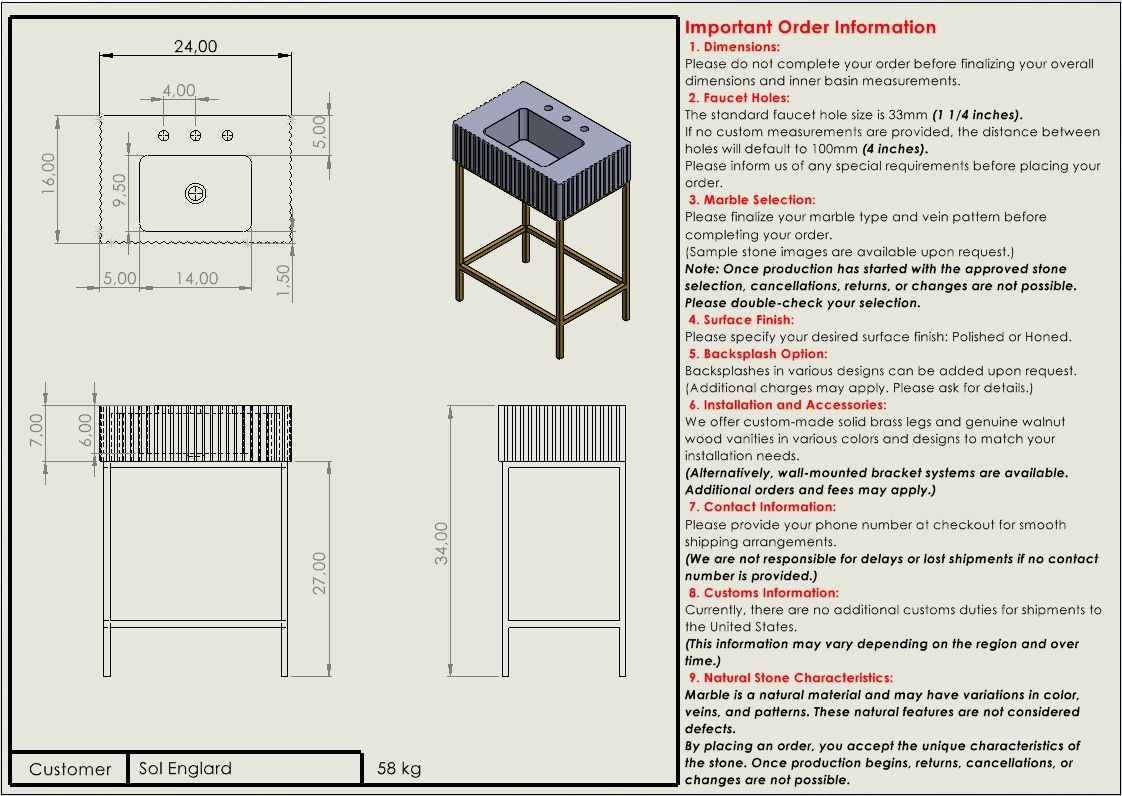 Sol Englard Custom Order