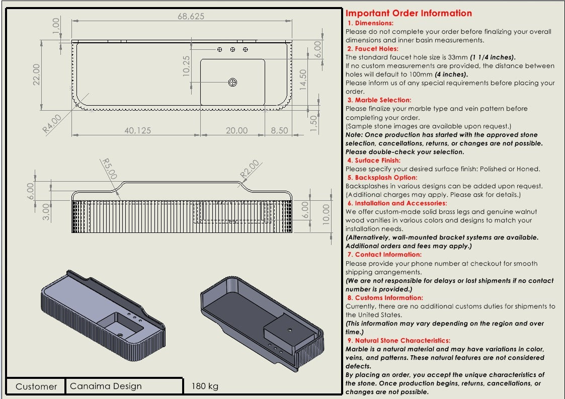 Canaima Design Custom Order