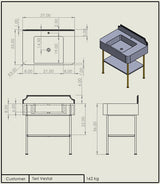 Teri Vestal Vanity   Custom Order