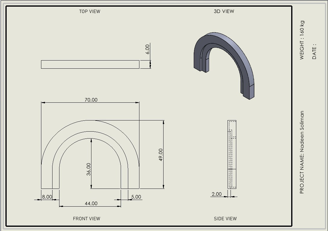 Nadeen Soliman Custom Order
