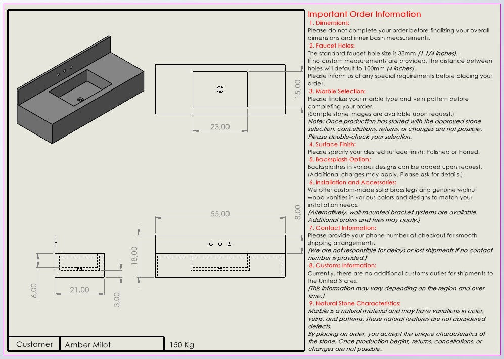 Amber Milot Custom Order