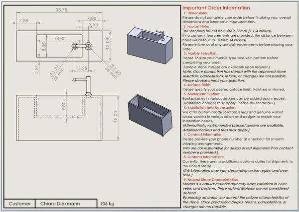 CHİARA CUSTOM ORDER