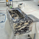 Calacatta Viola Marble Sink