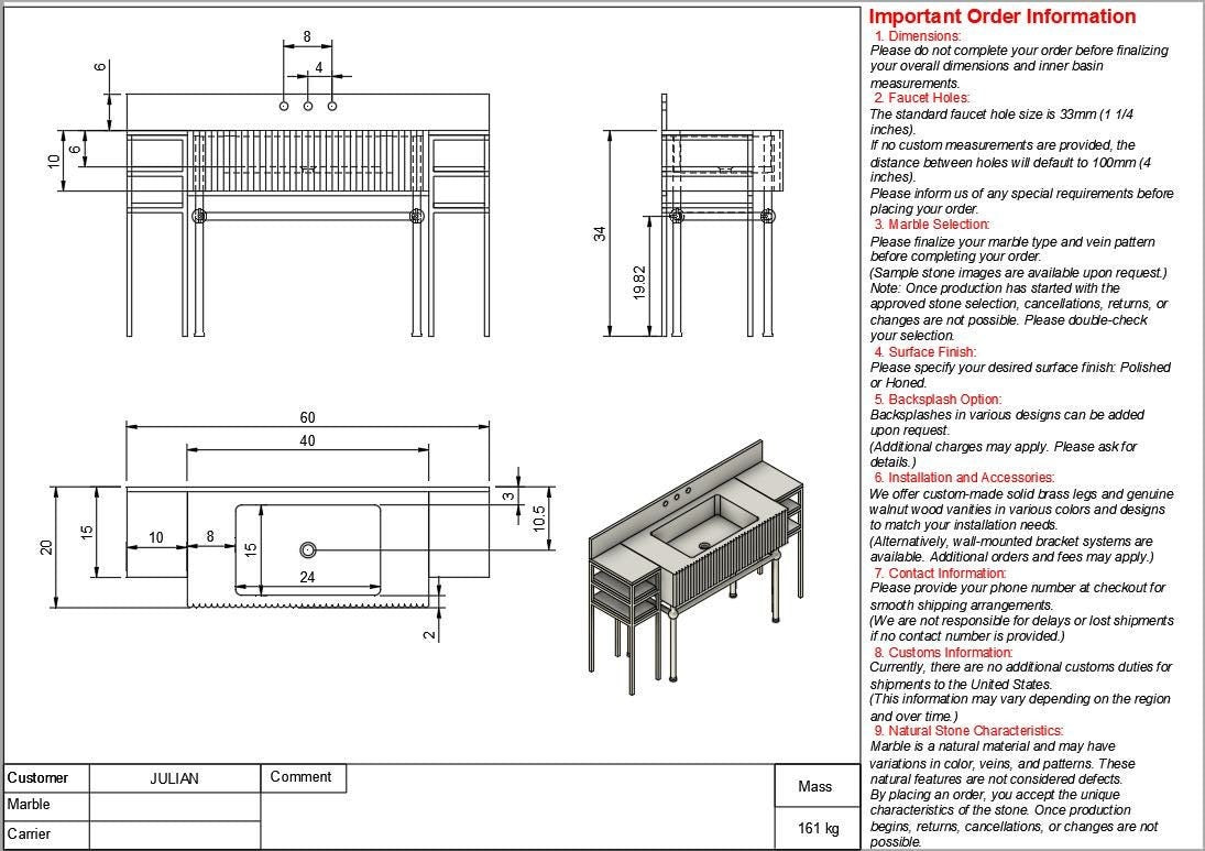 JULIAN   Custom Order