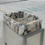 custom calacatta viola marble vessel sink