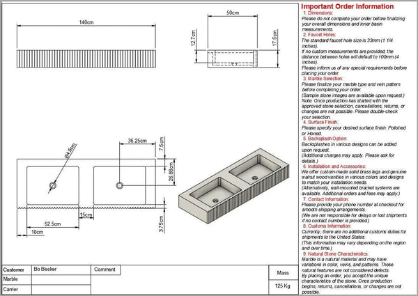 BO BEEKER Custom Order