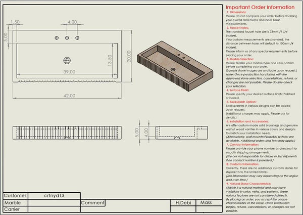 crtnyd13 Custom Order