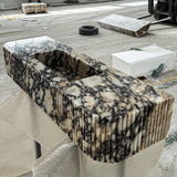 Large Calacatta Viola Marble Sink