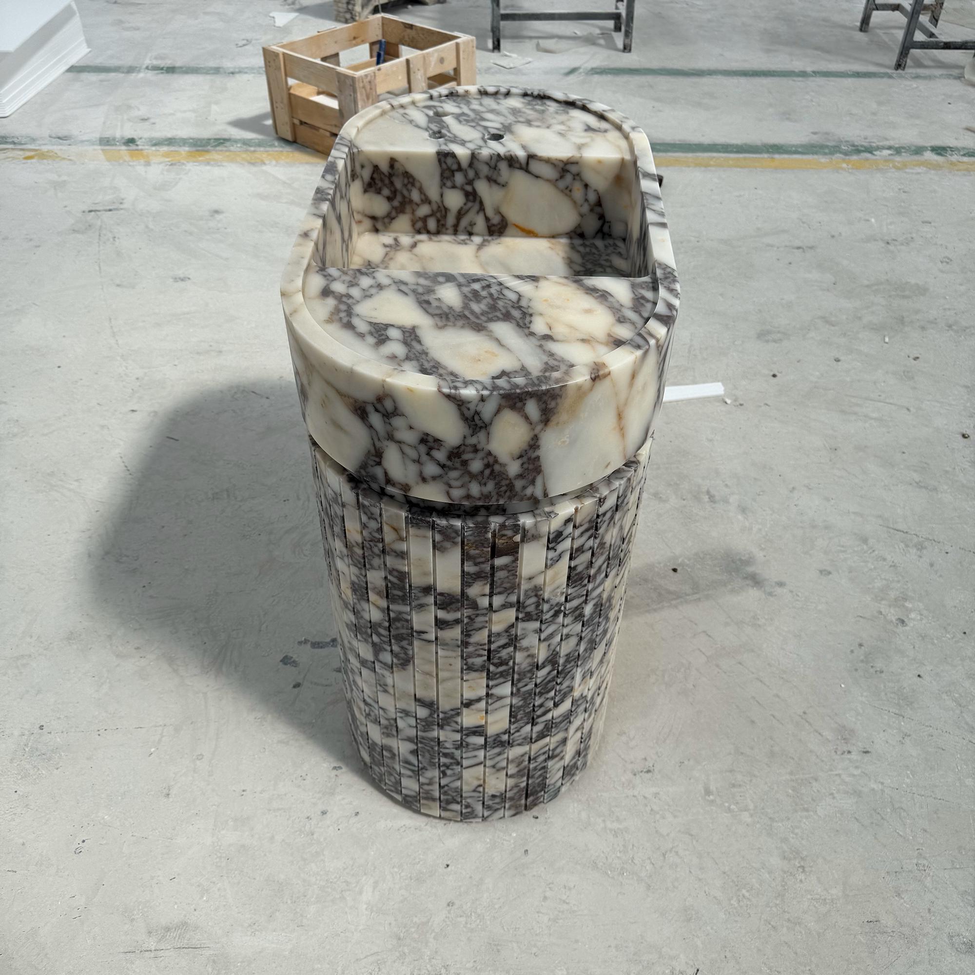 luxury stone bathroom vanity
