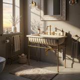 Travertine Wall Vanity Sink