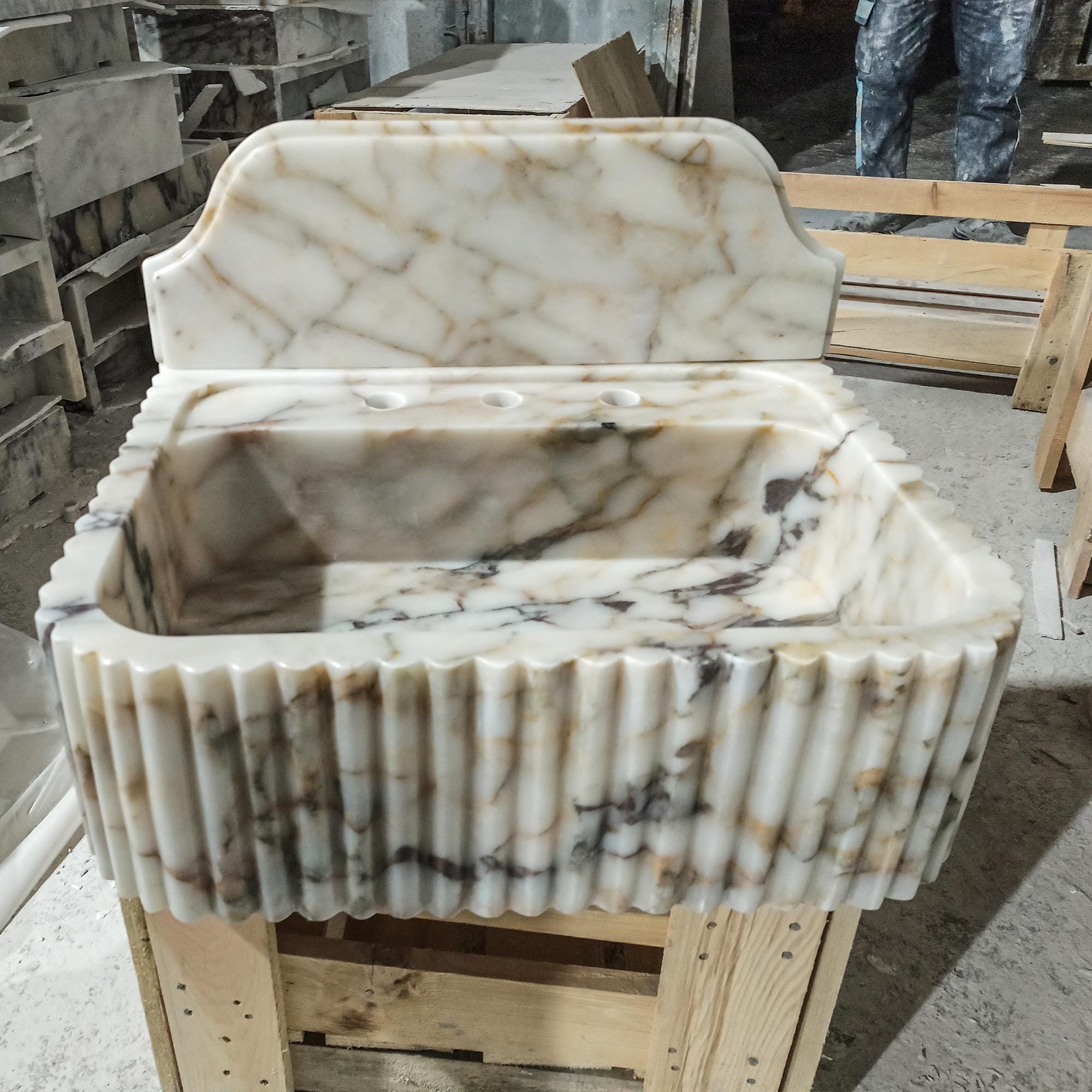 wall mount marble vanity